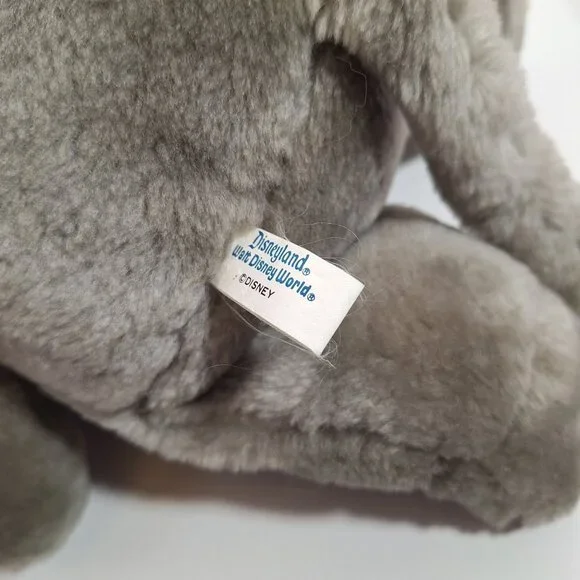 Disney Bianca Plush Mouse Purple Bow 16" Vintage 80s Made in Korea - Picture 11 of 16